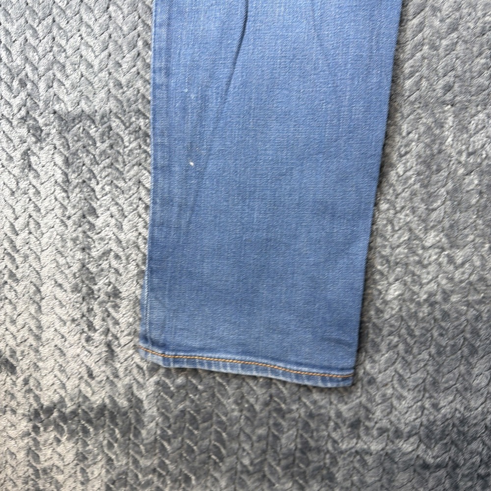 Levi's 511 Jeans Mens 34x32 Slim Fit Stretch Straight Denim Blue Distressed - Picture 11 of 14